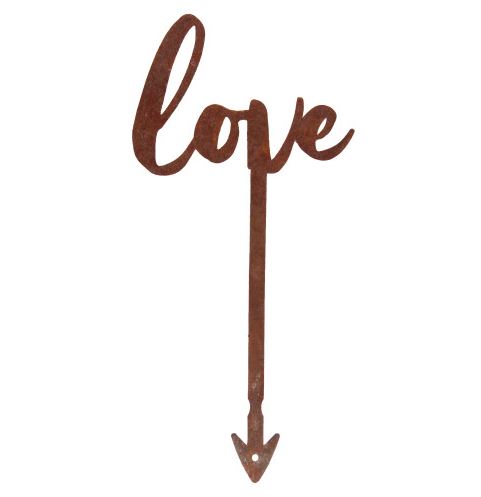 정원철제장식 화분픽 [Love]